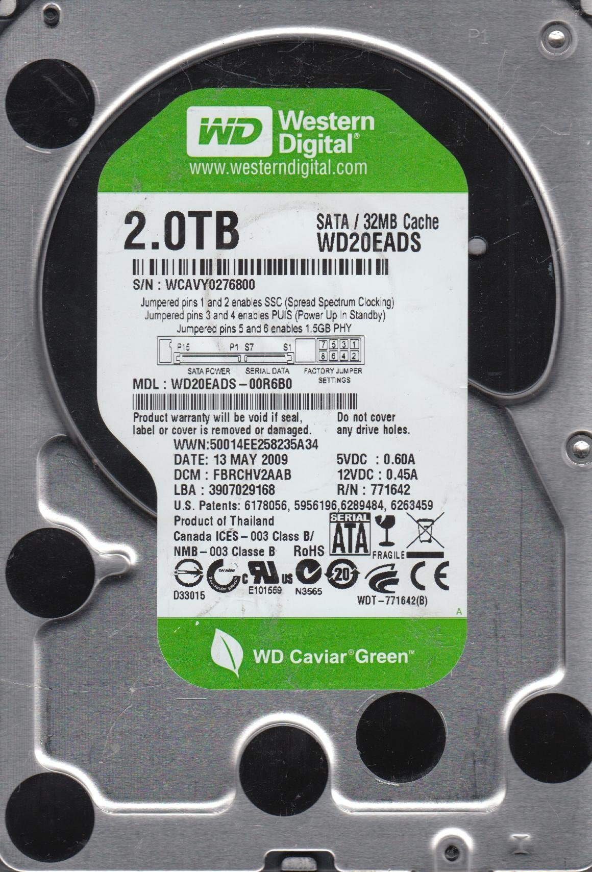 Western Digital WD20EADS（3.5インチ HDD 2TB） Amazon | Western Digital WD20EZBX 2TB WD Blue Desktop HDD